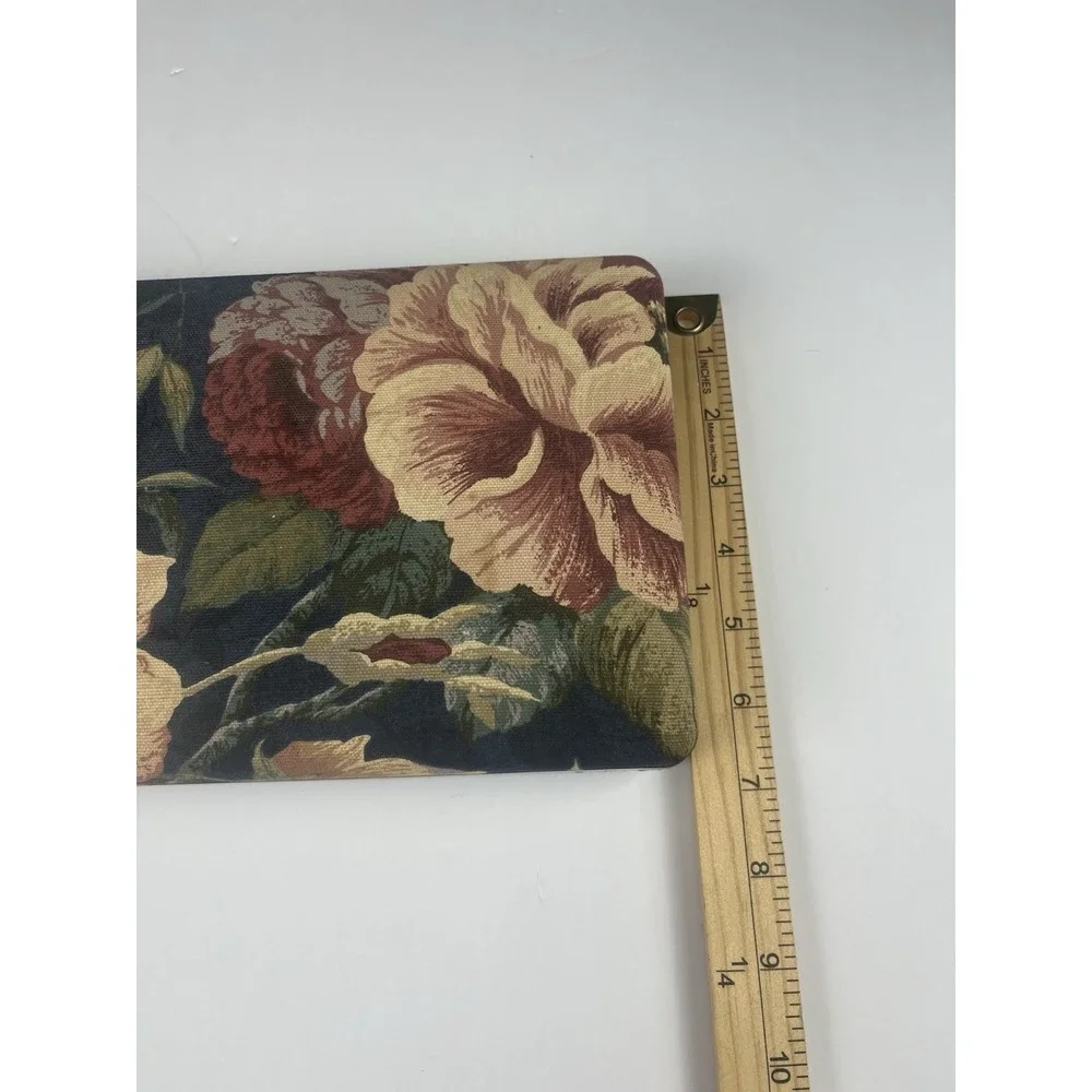 Vintage Floral Jewelry Box Travel Hard Case With Mirror